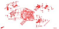 ENGINE MOUNTS (DIESEL) for Honda CIVIC DIESEL 1.6 EXGT 5 Doors 6 speed manual 2016