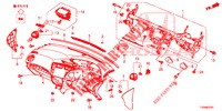 INSTRUMENT PANEL UPPER (RH) for Honda CIVIC DIESEL 1.6 EXGT 5 Doors 6 speed manual 2016