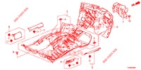 FLOOR MAT/INSULATOR  for Honda CIVIC DIESEL 1.6 S 5 Doors 6 speed manual 2016