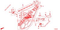 REAR DOOR LINING (4D)  for Honda CIVIC DIESEL 1.6 S 5 Doors 6 speed manual 2016