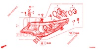 HEADLIGHT  for Honda CIVIC DIESEL 1.6 SE 5 Doors 6 speed manual 2016