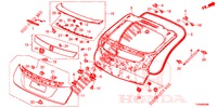 TAILGATE PANEL (2D)  for Honda CIVIC DIESEL 1.6 SE 5 Doors 6 speed manual 2016
