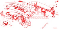 INSTRUMENT PANEL UPPER (RH) for Honda CIVIC 1.5 SPORT PLUS 5 Doors full automatic 2017