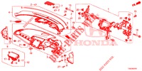 INSTRUMENT PANEL UPPER (RH) for Honda CIVIC 1.0 MID 5 Doors full automatic 2018