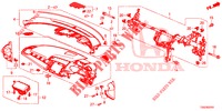 INSTRUMENT PANEL UPPER (RH) for Honda CIVIC 1.0 TOP 5 Doors full automatic 2018