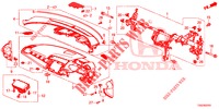 INSTRUMENT PANEL UPPER (RH) for Honda CIVIC 1.5 RS 5 Doors full automatic 2018