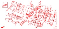 REAR SEAT/SEATBELT (2D)  for Honda CIVIC 1.5 RS 5 Doors full automatic 2018