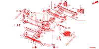 REAR BUMPER  for Honda CIVIC DIESEL 1.6 MID 5 Doors 6 speed manual 2018