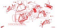 TRUNK SIDE LINING  for Honda CIVIC DIESEL 1.6 MID 5 Doors 6 speed manual 2018