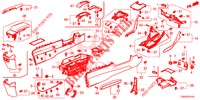 CONSOLE (RH) for Honda CIVIC DIESEL 1.6 S 5 Doors 6 speed manual 2018
