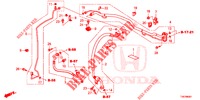 AIR CONDITIONER (FLEXIBLES/TUYAUX) (RH) for Honda CIVIC TYPE R 5 Doors 6 speed manual 2015