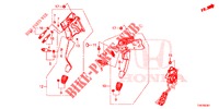 PEDAL (RH) for Honda CIVIC TYPE R 5 Doors 6 speed manual 2015