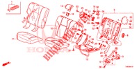 REAR SEAT/SEATBELT (D.) for Honda CIVIC TYPE R 5 Doors 6 speed manual 2015