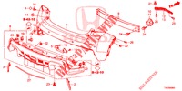 REAR BUMPER  for Honda CIVIC TYPE R 5 Doors 6 speed manual 2016