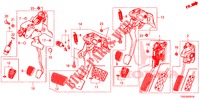 PEDAL (RH) for Honda CIVIC  TYPE R 5 Doors 6 speed manual 2017