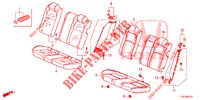 REAR SEAT/SEATBELT (TYPE R) for Honda CIVIC  TYPE R 5 Doors 6 speed manual 2017