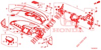 INSTRUMENT PANEL UPPER (RH) for Honda CIVIC  TYPE R 5 Doors 6 speed manual 2018
