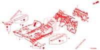 FLOOR MAT/INSULATOR  for Honda CIVIC  TYPE R 5 Doors 6 speed manual 2019