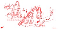 FRONT SEAT/SEATBELTS (G.) (TYPE R) (RH) for Honda CIVIC  TYPE R 5 Doors 6 speed manual 2019