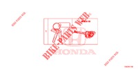 KEY CYLINDER SET (INTELLIGENT) for Honda CIVIC  TYPE R 5 Doors 6 speed manual 2019