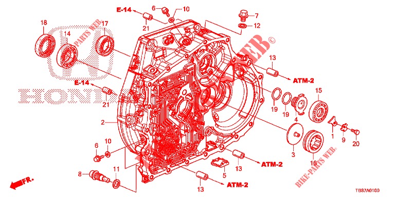 TORQUE CONVERTER  for Honda CIVIC TOURER 1.8 ES 5 Doors 5 speed automatic 2014