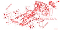 FLOOR MAT/INSULATOR  for Honda CIVIC TOURER 1.8 EXGT 5 Doors 5 speed automatic 2014
