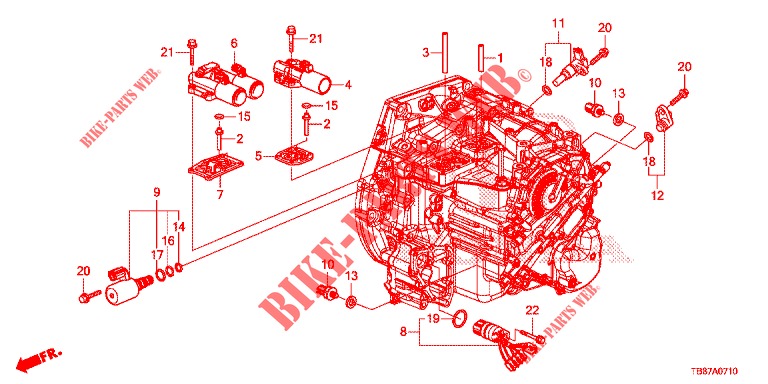 PURGE CONTROL SOLENOID VALVE ('94,'95)  for Honda CIVIC TOURER 1.8 EXGT 5 Doors 5 speed automatic 2014