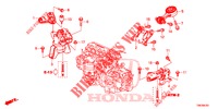ENGINE MOUNTS (AT) for Honda CIVIC TOURER 1.8 LIFESTYLE 5 Doors 5 speed automatic 2014
