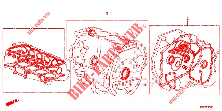 GASKET KIT/ TRANSMISSION ASSY.  for Honda CIVIC TOURER 1.8 SE 5 Doors 5 speed automatic 2014