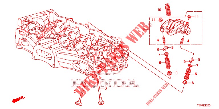 VALVE/ROCKER ARM  for Honda CIVIC TOURER 1.8 SE 5 Doors 5 speed automatic 2014