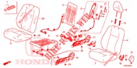 FRONT SEAT/SEATBELTS (D.) (2) for Honda CIVIC TOURER 1.8 ES 5 Doors 5 speed automatic 2015