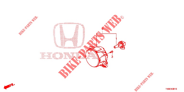 FOG LAMP  for Honda CIVIC TOURER 1.8 ES 5 Doors 5 speed automatic 2015