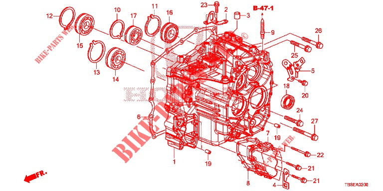 P.S. GEAR BOX  for Honda CIVIC TOURER 1.8 ES 5 Doors 5 speed automatic 2015
