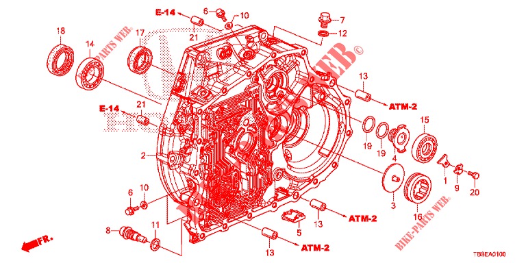 TORQUE CONVERTER  for Honda CIVIC TOURER 1.8 ES 5 Doors 5 speed automatic 2015