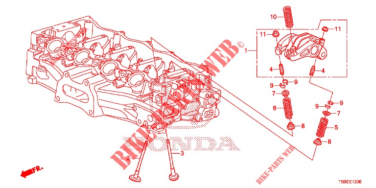 VALVE/ROCKER ARM  for Honda CIVIC TOURER 1.8 ES 5 Doors 5 speed automatic 2015