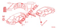 EMBLEMS/CAUTION LABELS  for Honda CIVIC TOURER 1.8 EX 5 Doors 5 speed automatic 2015