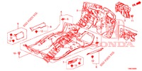 FLOOR MAT/INSULATOR  for Honda CIVIC TOURER 1.8 EX 5 Doors 5 speed automatic 2015