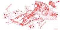 FLOOR MAT/INSULATOR  for Honda CIVIC TOURER 1.8 EXGT 5 Doors 5 speed automatic 2015