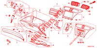 INSTRUMENT GARNISH (COTE DE PASSAGER) (RH) for Honda CIVIC TOURER 1.8 ES 5 Doors 5 speed automatic 2016