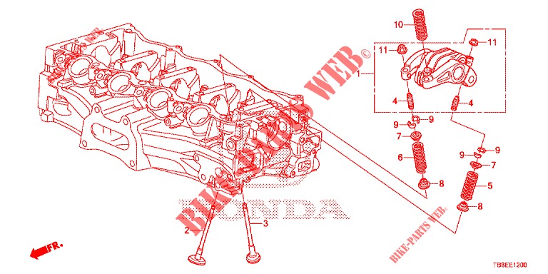 VALVE/ROCKER ARM  for Honda CIVIC TOURER 1.8 SE 5 Doors 5 speed automatic 2016