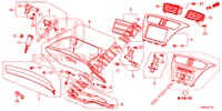 INSTRUMENT GARNISH (COTE DE PASSAGER) (RH) for Honda CIVIC TOURER 1.8 EX 5 Doors 5 speed automatic 2017