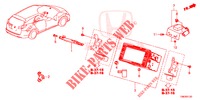 NAVI ATTACHMENT KIT  for Honda CIVIC TOURER 1.8 ES 5 Doors 6 speed manual 2014