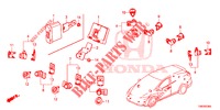 PARKING SENSOR  for Honda CIVIC TOURER 1.8 ES 5 Doors 6 speed manual 2014