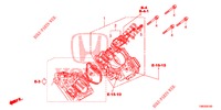 THROTTLE BODY ('84,'85)  for Honda CIVIC TOURER 1.8 ES 5 Doors 6 speed manual 2014