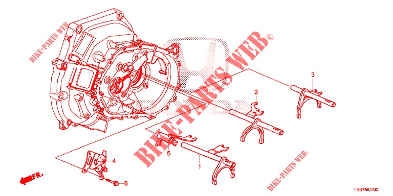 SHIFT FORK/SETTING SCREW  for Honda CIVIC TOURER 1.8 ES 5 Doors 6 speed manual 2014
