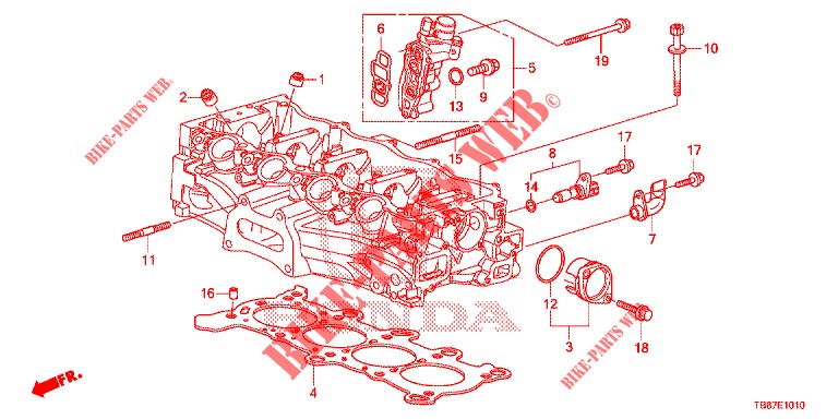 SPOOL VALVE/ OIL PRESSURE SENSOR  for Honda CIVIC TOURER 1.8 ES 5 Doors 6 speed manual 2014