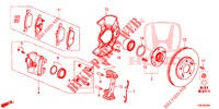 FRONT BRAKE  for Honda CIVIC TOURER 1.8 EXGT 5 Doors 6 speed manual 2014