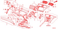 INSTRUMENT GARNISH (COTE DE PASSAGER) (RH) for Honda CIVIC TOURER 1.8 EXGT 5 Doors 6 speed manual 2014