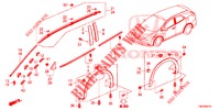 MOLDING/PROTECTOR  for Honda CIVIC TOURER 1.8 EXGT 5 Doors 6 speed manual 2014
