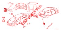 EMBLEMS/CAUTION LABELS  for Honda CIVIC TOURER 1.8 LIFESTYLE 5 Doors 6 speed manual 2014
